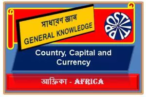 Complete List of Country, Capital and Currency of Africa